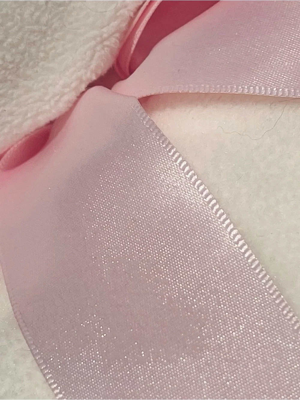 Plush Bunny Comforter Toy - White & Pink